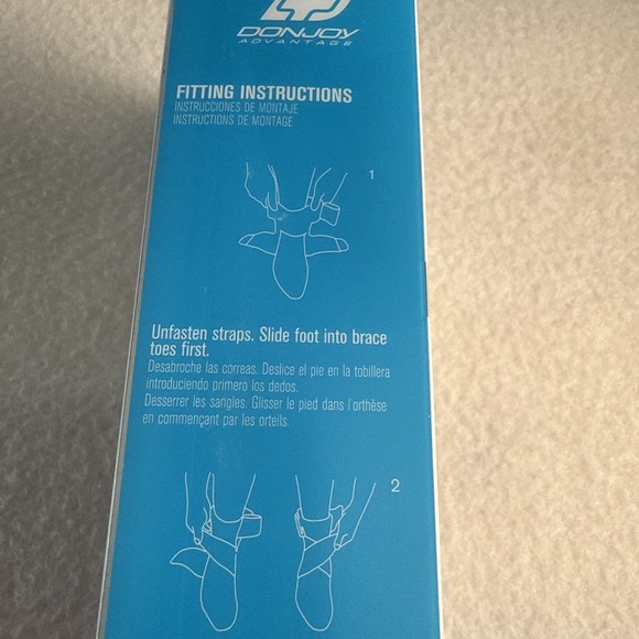 DonJoy Advantage Stabilizing Ankle Brace - Adjustable, Low Profile - S-M Black - Picture 9 of 10